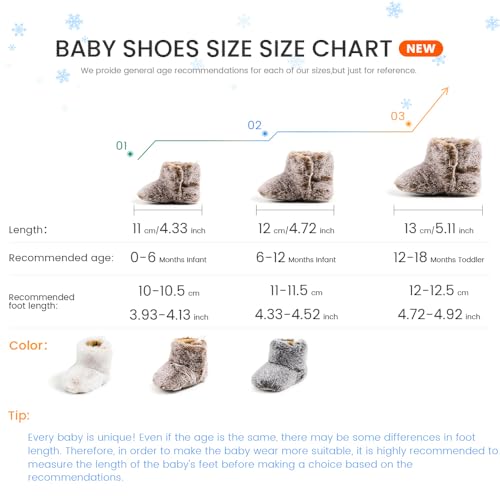 Image of Meckior Baby Girls Cowboy Tassel Boots Side Zipper Moccasins Soft Bottom Non-Slip Toddler Shoe
