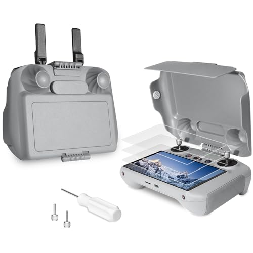 Arzroic RC 2 Protective Sun Hood Kit with Screen Protector for DJI Mini 5 Pro/Avata 360/Mini 4 Pro/Mavic 4 Pro/Flip/Air 3S/Air 3 Accessories