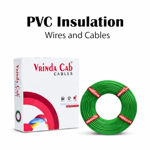 Image of Green 2.5 Sq Mm CCA Copper Wire | 45 Meter Single Core Electrical Cable | High Conductivity | For Home & Industrial Wiring