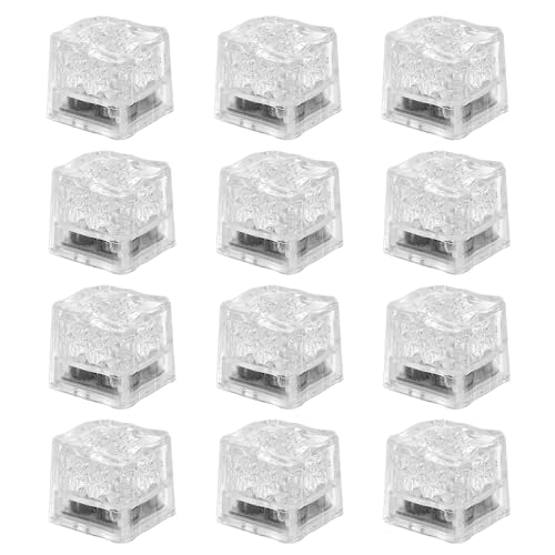 500 Cubos de Hielo con Luz LED Azul para Bebidas miniatura 2