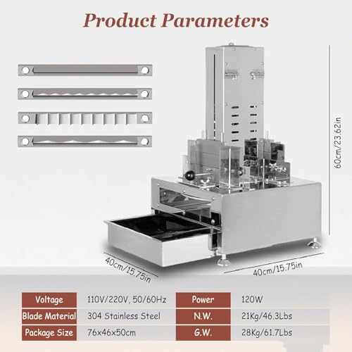 Máquina automática para cortar chocolate con 4 cuchillas miniatura 2