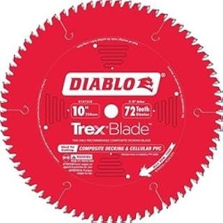 Diablo TrexBlade Circular Saw Blade - 10in., 72 Tooth, Composite Decking & Cellular PVC, Model# D1072CD