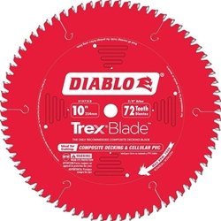 Diablo 10 in. 72T TrexBlade