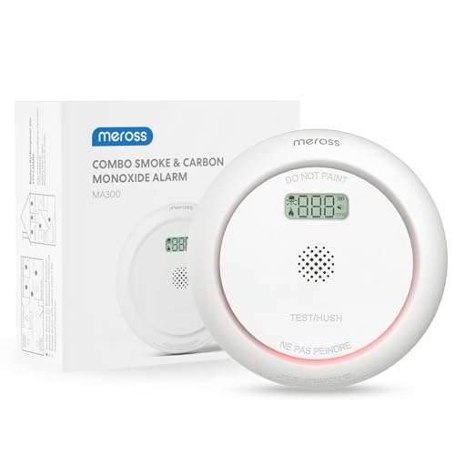 meross Smoke and Carbon Monoxide Detector Combo, 2 in 1 Fire & CO Alarm