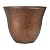 Classic Home and Garden Honeysuckle Resin Flower Pot Planter, Copper, 15"