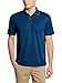 Haggar Men's Short Sleeve Cool 18 Horizontal Shadow Stripe Polo