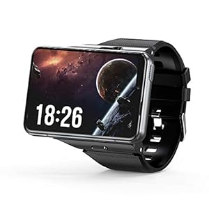 KS-999 Neue 4G Internet GPS Sportuhr 128GB Android 11.0 2.88" Großbildschirm 800W + 200w Dual Kamera Google Play SIM Karte Sportuhr für Männer (schwarz)
