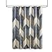 Ink+Ivy Alpine Shower Curtain Cotton Printed Modern Abstract Pattern Machine Washable Home Bathroom Decorations, 72x72, Navy