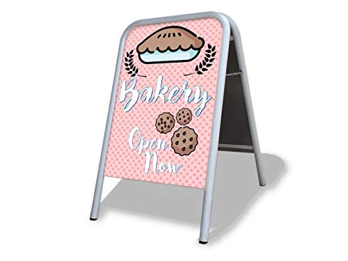 Bakery Now Open Large A Board Pavement Sign MEGA Listing Outdoor Street Advertising Display…