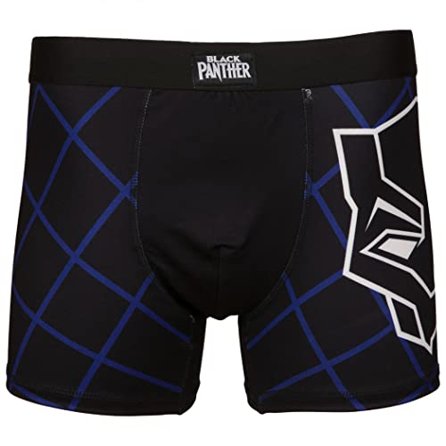 Marvel Black Panther Symbol Herren Unterwäsche Boxershorts (as8, alpha, m, regular, regular), Schwarz , M Marvel Black Panther Symbol Herren Unterwäsche Boxershorts (as8, alpha, m, regular, regular), Schwarz , M