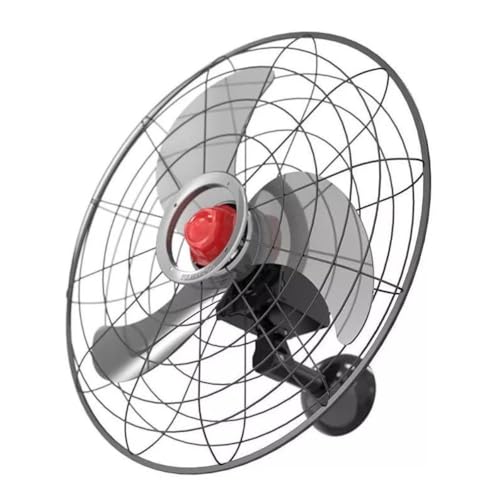VENTILADOR PAREDE 70CM POWER GRADE PRETA/PRATA OSCILANTE 3 PAS BIVOLT