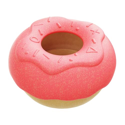 LIFLIX 3in1 犬 おもちゃ 冷凍おもちゃ おやつおもちゃ ボール 舐める ぺろぺろ 早食い防止 ドーナツ ピンク