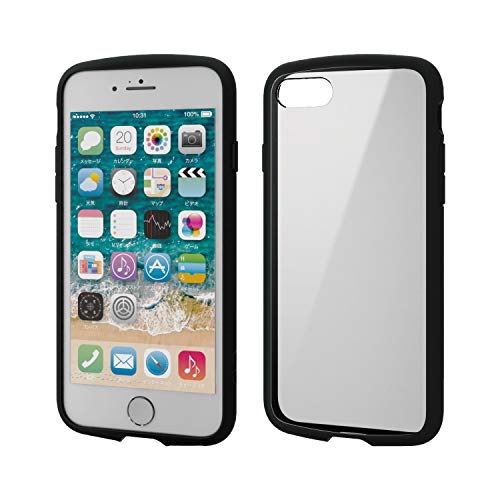 エレコム iPhone SE 第3世代 第2世代 2020 / 8 / 7 対応 ケース 耐衝撃×フレーム TOUGH SLIM LITE ［背面ク...