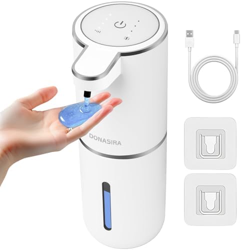 Automatic Liquid Soap Dispenser Touchless, USB Rechargeable Hand ...