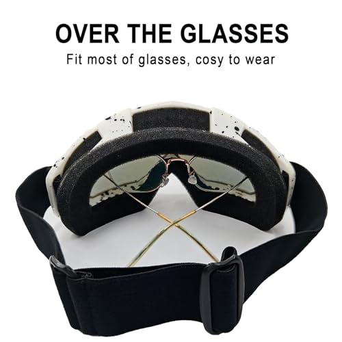 Image of Dirt Bike Goggles Motorcycle ATV Glass Riding Four Wheeler Offroad Mx Racing Helmet Goggles
