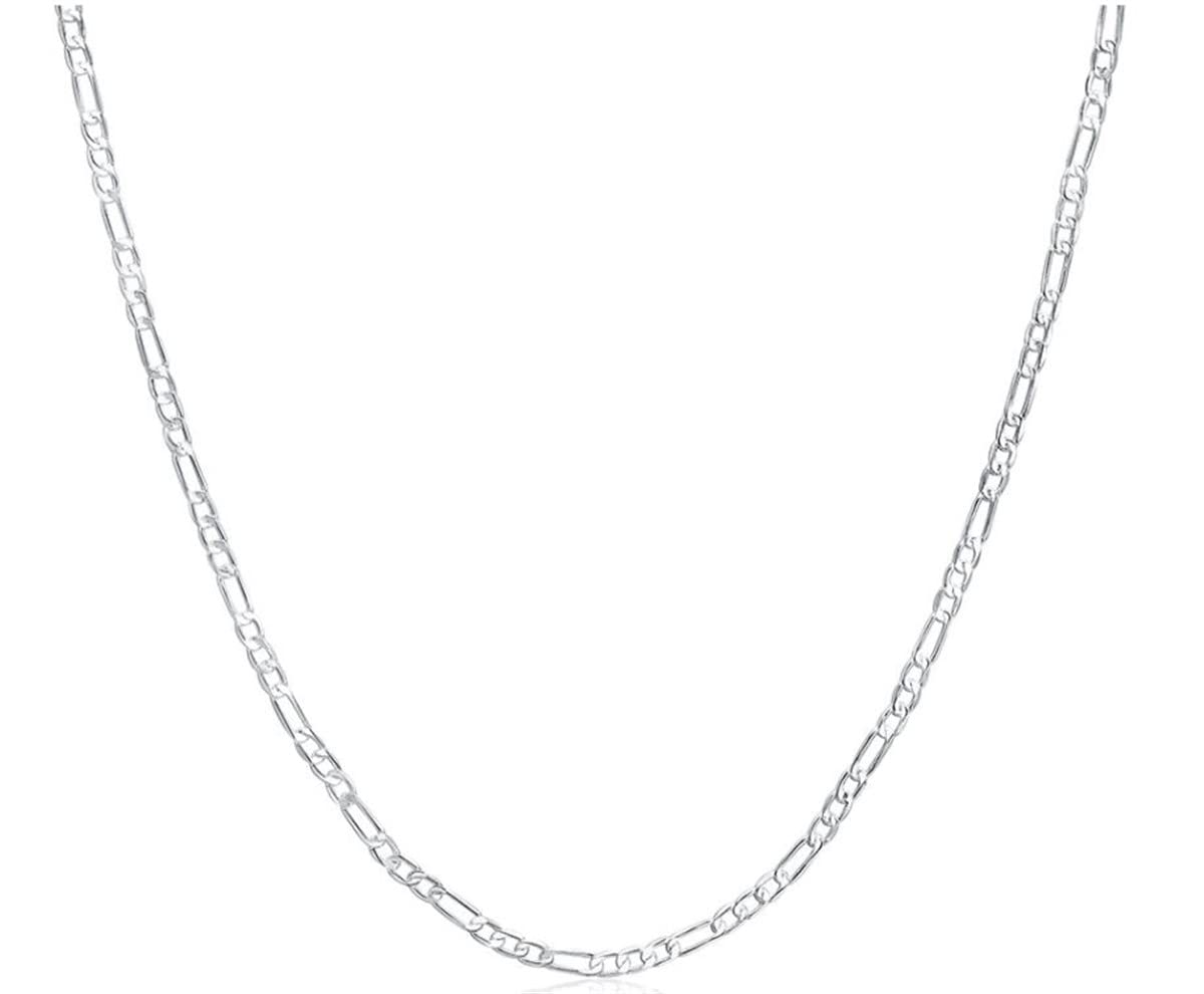 CARK Company Men's Shiny Silver Plated Necklace
