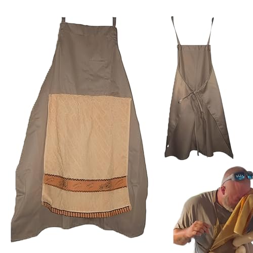 Kenmohuo Chefs Prank Apron Hilarious Creative Prank Aprons Surprise Hiding in The Pocket Creative Gag Gift for Kitchen