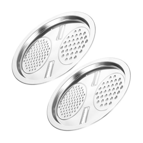 ULTECHNOVO 2pcs Rallador y Cortador Multiusos Acero Inoxidable miniatura 1