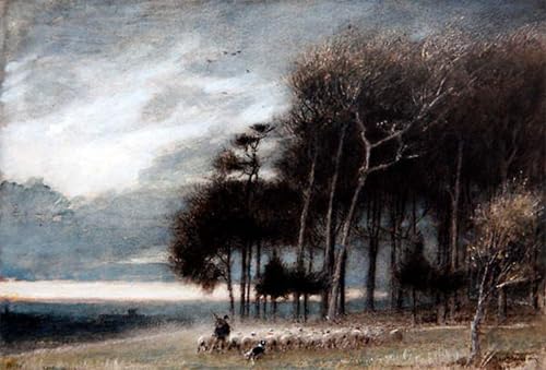 Carteles de Paisajes Clásicos Colline Winchester para Salones y Despachos Elegantes