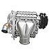 Universal Supercharger Compressor Booster, High Performance Aluminum Turbo Blower for 2.0L-3.5L Car & SUV Engines Mixizap