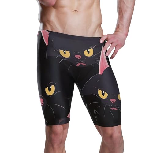 Black Cats Men's Swim Jammers Swimsuit M B0401450