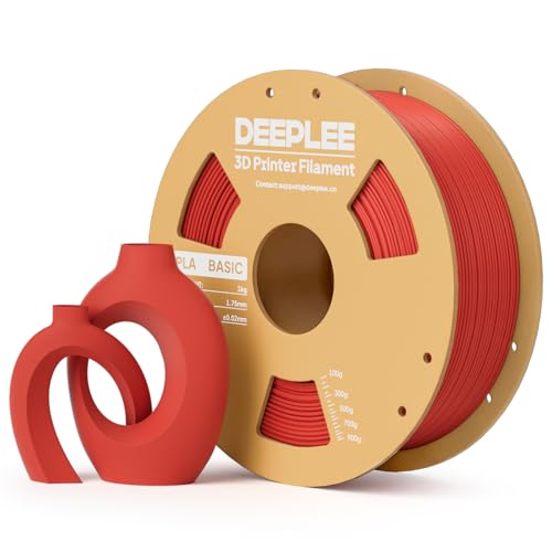 Image of PLA Basic 1.75mm 3D Printer Filament Red 1KG