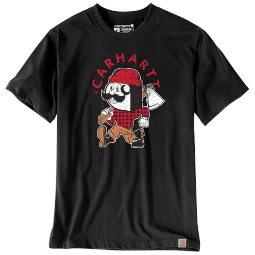 Carhartt Men's 106533 Relaxed Fit Lightweight Short-Sleeve Lumberjack Graphic T