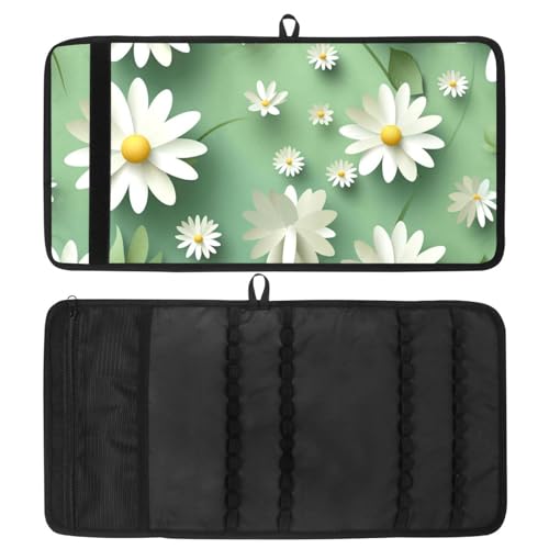 Astuccio Estetico Sfondo Margherita verde