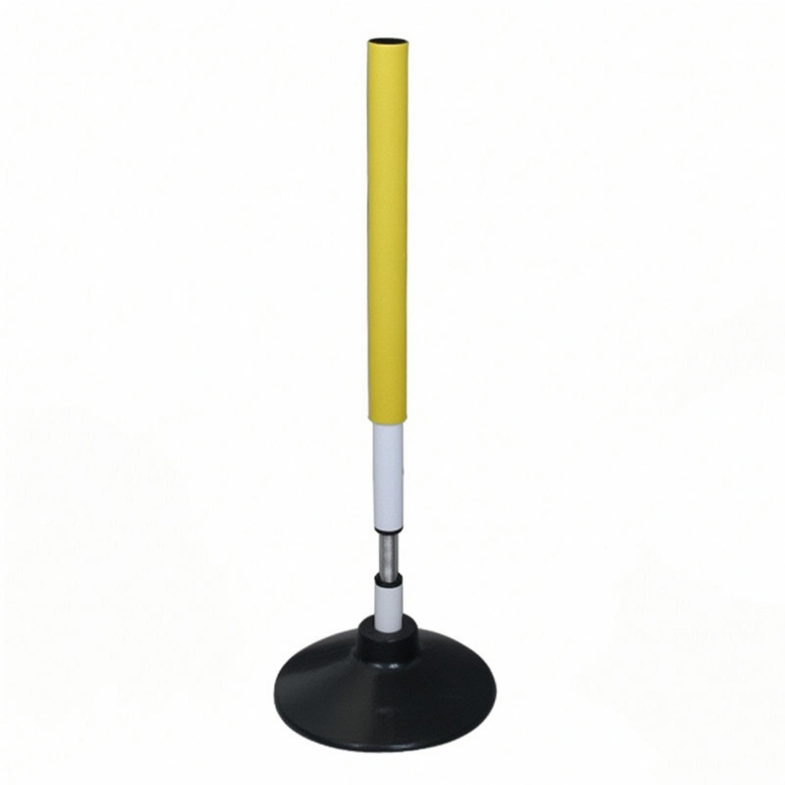 Resilient Training Pole Flexible Agility Pole with Spring Stable Agility Poles with Rubber Base for Coaches, Athletes, Gyms, Basketball Practice Yellow 2KG-image-19
