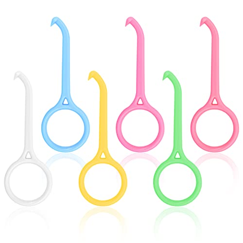 Colexy 6 Piezas Herramientas de Extracción de Alineador para Brackets Invisibles, Diente Invisible Removedor, Plástico Extractor de Brackets de Ortodoncia, Para el Cuidado Bucal Dental Cover