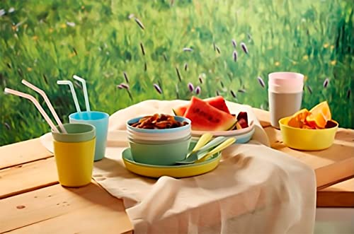 Image of Ikea Kalas 901.929.62 18-Piece BPA-Free Flatware Set, Multicolored