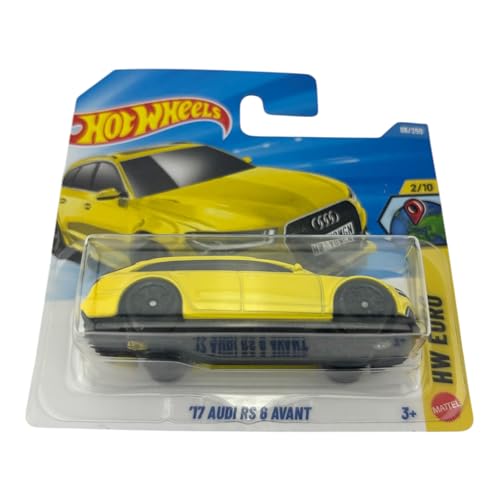 Image of Hot Wheels - '17 Audi RS 6 Avant HW Euro 2 /10 Yellow
