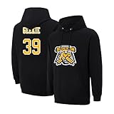 13 MORGAN GEEKIE Hoodie Tshrit sweatshirt Jersey hockey Black Cotton Fleece Brushed Soft US Sizing, Kangaroo Pocket for Men's Sports&Casual