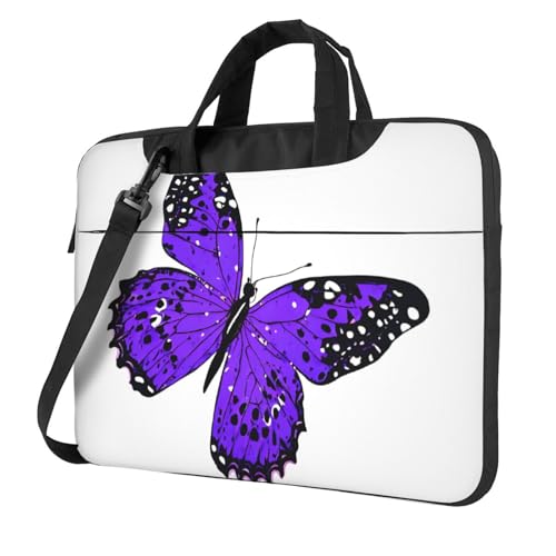 Sac à bandoulière antichoc violet protégeant votre ordinateur contre les chutes