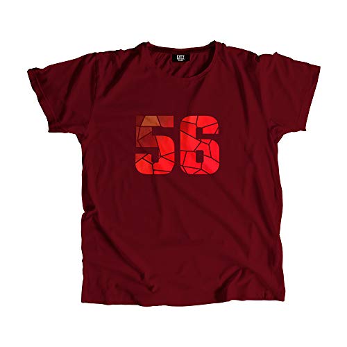 T-shirt 56 Number en coton premium haut de gamme col rond