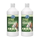 PetAg Dyne High Calorie Liquid Nutritional Supplement for Dogs & Puppies 8 Weeks and Older - 16 oz, Pack of 2 - Supports Performance and Endurance - Sweet Vanilla Flavor