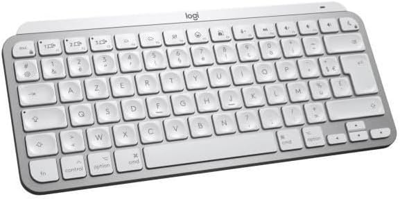 Logitech MX Keys mini For Mac Minimalist inalámbrico retroiluminado teclado - FRA AZERTY