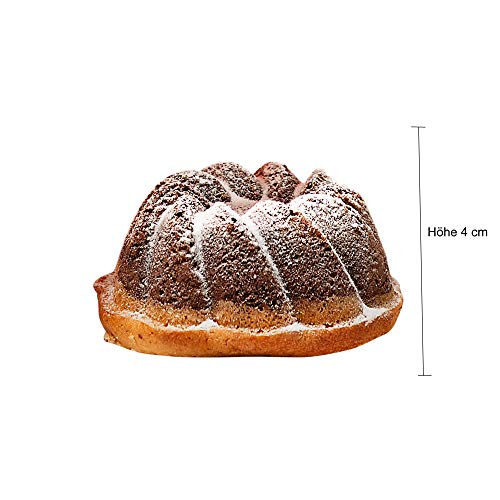 Foto von Original Kaiser Inspiration Gugelhupf Muffinform für 9 Muffins, 3 Gugelhupf Designs, Muffin Backblech 38 x 27 cm, Muffinblech antihaftbeschichtet