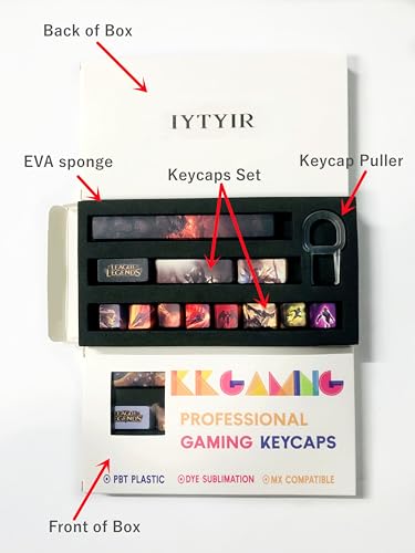 Juego de teclas de Seraphine de 12 piezas para teclado mecánico de juego 6