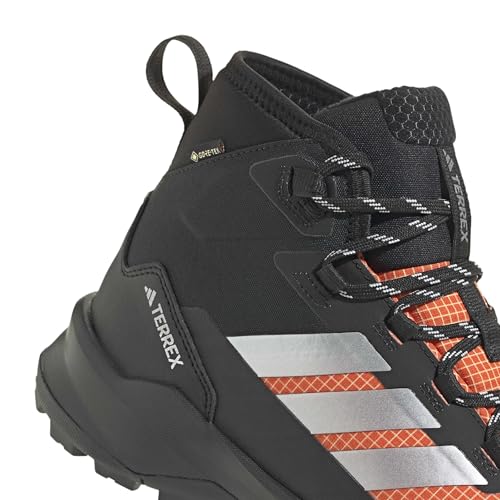 adidas Herren Terrex Skychaser AX5 Mid Gore-TEX Climawarm+ Hiking Shoes, core Black/Silver met./semi Impact orange, 40 2/3 EU – Ansicht 5