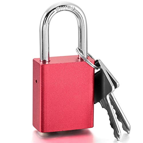 MeMeDIY Personalized Love Lock Engraving Photo Custom Picture for Couples Men Women Boyfriend Girlfriend Lover Aluminum Memorial Anniversary Valentine Bridge Padlock with Key (Red Color) - Image 3
