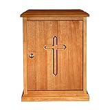 Christian Brands Plain Cross Wood Tabernacle - Medium Oak