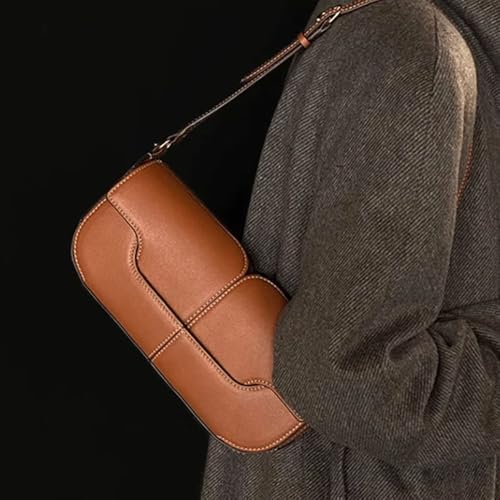 Leather Underarm Shoulder Bags for Women，Hobo Tote Handbag with Magnetic Buckle/Adjustable Strap2