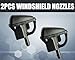 Swzld 2Pcs Windshield Washer Nozzles Compatible with Land Rover Discovery 1999-2004, DNJ500090, Left & Right