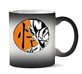  Wicked Design Dragon Ball Z Goku Saiyan Portrait Taza Calor Cambio De Color