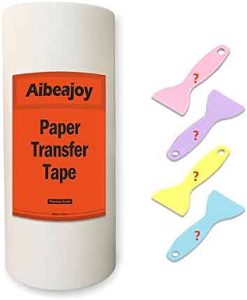 Transfer Tape for Vinyl 12inch x 100feet Paper Transfer Tape Masking Tape 3D Printing Tape,Medium to high