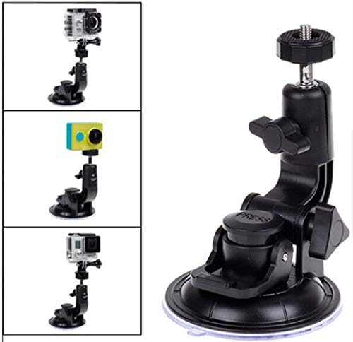ShipeeKin Heavy Duty 9CM Suction Cup Mount Car Windows Stand on Windshield Dashboard Bonnet for all GoPro Heros, SJCAMs, Geekpro, Garmin VIRB Xe, Xiaomi Yi 4k, Nikon, Sony DSLR