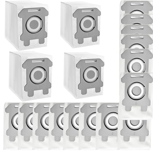 12 Pack Dust Bin Bags Compatible for Robotic Vacuum Cleaner i3, i3+, i7, i7+, i8, i8+, i4, i4+, i1, i1+, i6, i6+, j7, j7+, s9, s9 Plus, i & s j Series Automatic Dirt Disposal Trash Bags by NautDuty - Used condition - US$11.29