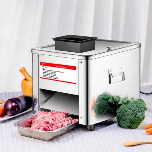 TAYTHI�d�����X���C�T�[ �Ɩ��p �~�[�g�X���C�T�[ 850W�d�C�~�[�g�X���C�T�[�א؂�ؒf�@�A2.5-20mm���ݒ����\ 3 in 1���Ɠ��J�b�^�[�}�V���A���Y��200kg / H�A�Ƒ�����я��Ɨp (20mm)