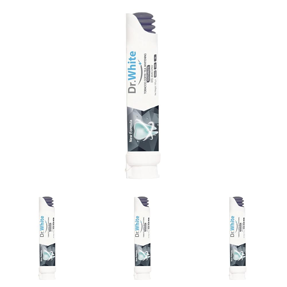 Dr.White Whitening Tobacco,Coffe, Tea Diş Macunu 100 Ml (4 paketi)